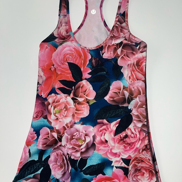 Lululemon Floral Tank Top Size 4. - Picture 5 of 7